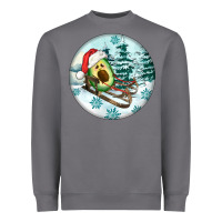 Storm Slide Avocado Heavyweight Sweatshirt - FaDigitalArtStudio
