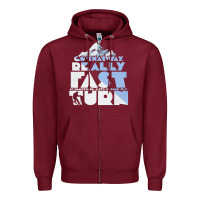 Burgundy better off dead Zipper Hoodie - minhPixels