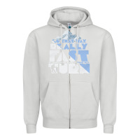 Dove Grey better off dead Zipper Hoodie - minhPixels