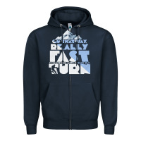 Navy better off dead Zipper Hoodie - minhPixels