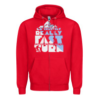 Red better off dead Zipper Hoodie - minhPixels