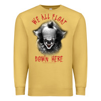 Antique Gold It Movie Pennywise We All Float Down Here Premium Sweatshirt - minhPixels