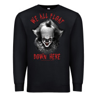 Black It Movie Pennywise We All Float Down Here Premium Sweatshirt - minhPixels