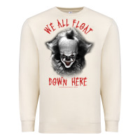 Sandshell It Movie Pennywise We All Float Down Here Premium Sweatshirt - minhPixels