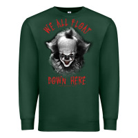 Sports Green It Movie Pennywise We All Float Down Here Premium Sweatshirt - minhPixels