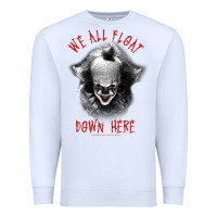 White It Movie Pennywise We All Float Down Here Premium Sweatshirt - minhPixels