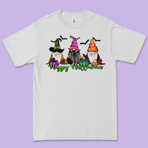 Happy Halloween Gnome Pumpkin Premium Tee Designed By Ranaportraitstore