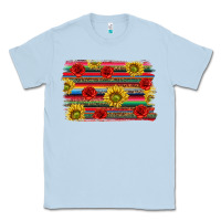 Dusty Blue Mexico Brushstroke Classic Tee - texasbilliewilder