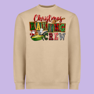 Christmas Baking Crew Heavyweight Sweatshirt Designed By Fadigitalartstudio