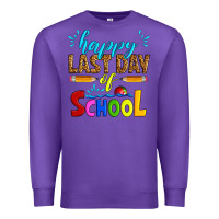 Purple happy last day of school Premium Sweatshirt - Artiststas