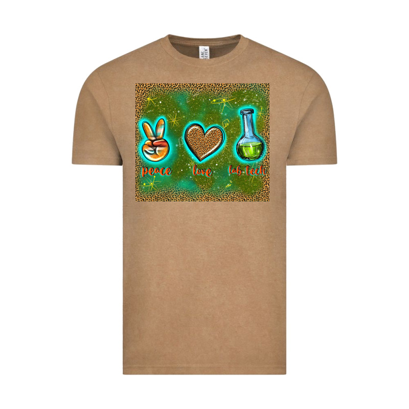 Peace Love Lab Tech Vintage Tee by TumblerDesignByShophia | Teevron