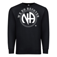 Black We Do Recover Narcotics Anonymous Men Women Gift Premium Sweatshirt - minhPixels