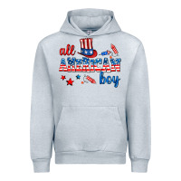Heather Grey all american boy Urban Hoodie - AdoDesignShop