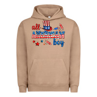 Pigment Burro all american boy Urban Hoodie - AdoDesignShop
