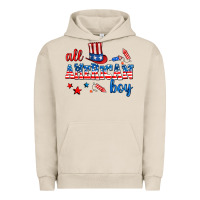 Pigment French Oak all american boy Urban Hoodie - AdoDesignShop