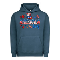 Pigment Midnight Navy all american boy Urban Hoodie - AdoDesignShop
