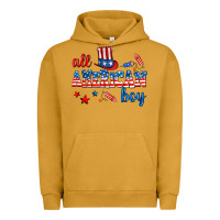 Pigment Peanut Butter all american boy Urban Hoodie - AdoDesignShop