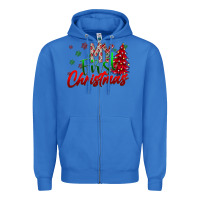 True Royal my first Christmas Zipper Hoodie - CowhideDigitalArt