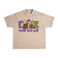 French Oak Love Mardi Gras Y'all Urban Heavy Tee - HowdyJamesFarm