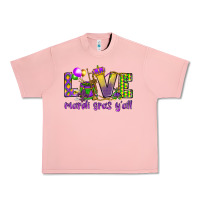Salmon Love Mardi Gras Y'all Urban Heavy Tee - HowdyJamesFarm