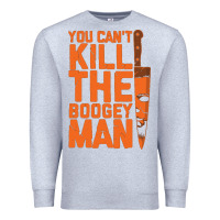Heather Grey oogeyman halloween horror distressed quote orange Premium Sweatshirt - minhPixels