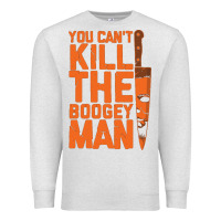 Oatmeal Heather oogeyman halloween horror distressed quote orange Premium Sweatshirt - minhPixels