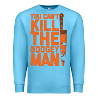 Ocean Blue oogeyman halloween horror distressed quote orange Premium Sweatshirt - minhPixels