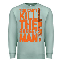 Seafoam oogeyman halloween horror distressed quote orange Premium Sweatshirt - minhPixels