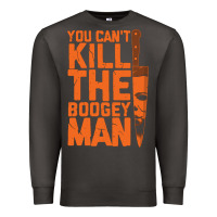 Smoke oogeyman halloween horror distressed quote orange Premium Sweatshirt - minhPixels