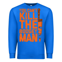 True Royal oogeyman halloween horror distressed quote orange Premium Sweatshirt - minhPixels