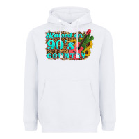 White raised 90's country guitar cactus sunflower's Heavyweight Hoodie - Artiststas