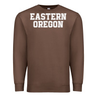 Chestnut Eastern Oregon Athletic University College Alumni Premium Sweatshirt - minhPixels