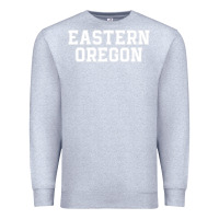 Heather Grey Eastern Oregon Athletic University College Alumni Premium Sweatshirt - minhPixels