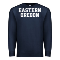 Navy Eastern Oregon Athletic University College Alumni Premium Sweatshirt - minhPixels