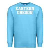 Ocean Blue Eastern Oregon Athletic University College Alumni Premium Sweatshirt - minhPixels