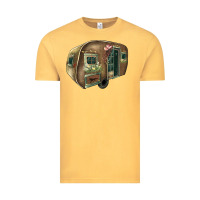 Vintage Mustard Caravan Vintage Tee - HowdyJamesFarm