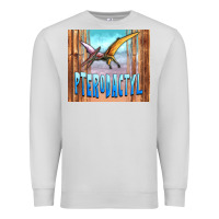 Dove Grey dinosaur pterodactyl Premium Sweatshirt - Artiststas
