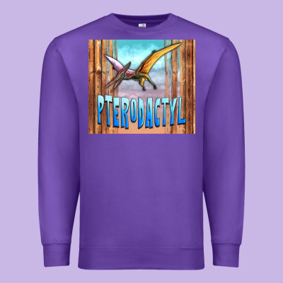 Dinosaur Pterodactyl Premium Sweatshirt Designed By Artiststas