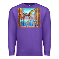 Purple dinosaur pterodactyl Premium Sweatshirt - Artiststas