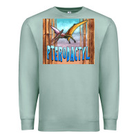 Seafoam dinosaur pterodactyl Premium Sweatshirt - Artiststas