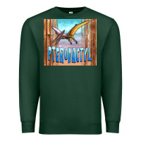Sports Green dinosaur pterodactyl Premium Sweatshirt - Artiststas