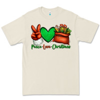 Bone peace love Christmas Santa Claus hand Premium Tee - Jasminsmagicworld