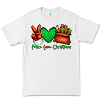 White peace love Christmas Santa Claus hand Premium Tee - Jasminsmagicworld