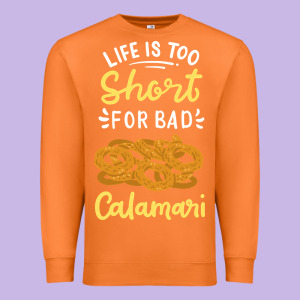 Calamari Squid Seafood Premium Sweatshirt Designed By Minhpixels