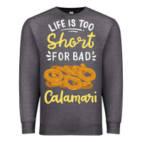 Charcoal Heather Calamari Squid Seafood Premium Sweatshirt - minhPixels