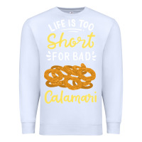 White Calamari Squid Seafood Premium Sweatshirt - minhPixels