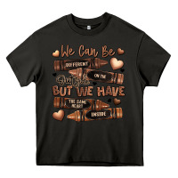 Asphalt we can be different on the outside but we have the Heavy Core Tee - LillyAllenDesigns