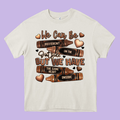 We Can Be Different On The Outside But We Have The Heavy Core Tee Designed By Lillyallendesigns