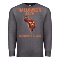 Charcoal Heather Halloween 1978 Holiday Spooky Myers Pumpkin Haddonfield Premium Sweatshirt - minhPixels
