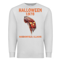 Dove Grey Halloween 1978 Holiday Spooky Myers Pumpkin Haddonfield Premium Sweatshirt - minhPixels